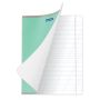 Тетрадь 12л линия косая ЗЕЛЕНАЯ Brauberg Классика 1/20/280