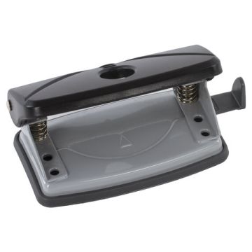 Дырокол на 10листов пластиковый черный Original Brauberg 1/12