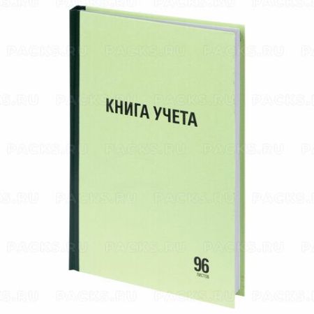 Книга учета 96л А4 200х290мм линия типограф блок STAFF 1/10
