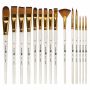 Кисти 15шт синтетика+мастехин в пенале BRAUBERG ART DEBUT 1/50 (Клиент)