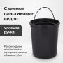 Ведро-контейнер для мусора с педалью 12л ЛАЙМА Classic зерк нерж.сталь съемное ведро1/6 (вывод)