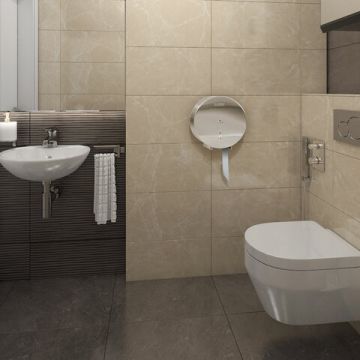 Диспенсер для туалетной бумаги  LAIMA PROFESSIONAL INOX (Система T2)малый нерж сталь 1/10 (Клиент)