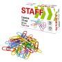 Скрепки 28мм 70шт цветные STAFF 1/10/500 (Клиент)