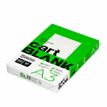 Бумага А3 500л 80 г/м2 белизна 146% белая CARTBLANK 1/5 (клиент)