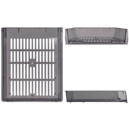 Лоток горизонтальный для бумаг 340х270х70мм (3шт) тонир серый Office Brauberg 1/1 (Клиент)