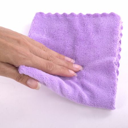 Салфетка микрофибра для стекол (30х30) 10шт плюшевая 250 г/м2 PASTEL ассорти LAIMA HOME 1/12