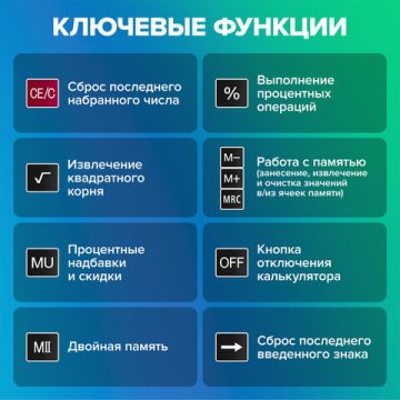 Калькулятор настольный BRAUBERG COLOR-12-BKWR (206x155мм) 12разр черно-красн 1/20/40