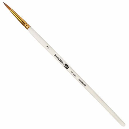 Кисти 15шт синтетика+мастехин в пенале BRAUBERG ART DEBUT 1/50 (Клиент)