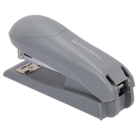 Степлер №24/6 26/6 до 30л серый UNIVERSAL BRAUBERG 1/12/72 (Клиент)