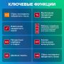 Калькулятор настольный BRAUBERG EXTRA-12-WR (206x155мм) 12разр дв питание КРАСНЫЙ 1/20/40 (Клиент)