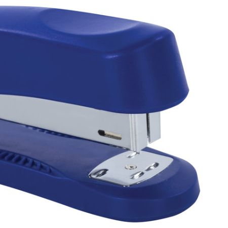 Степлер №24/6 26/6 до 30л полнозагрузочный, синий Standard+ BRAUBERG 1/12