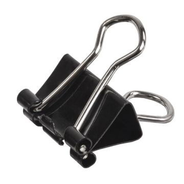 Зажимы для бумаг 15мм на 45л (12шт) черные в картонной коробке Staff 1/12/360