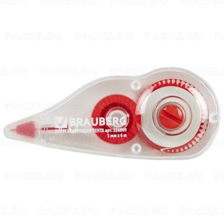 Корректирующая лента BRG 5ммх6м, корпус красный 1/24