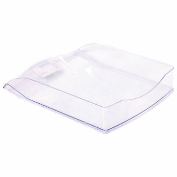 Лоток горизонтальный для бумаг 340х270х60мм А4 прозрачный Delta Brauberg 1/20 (Клиент)