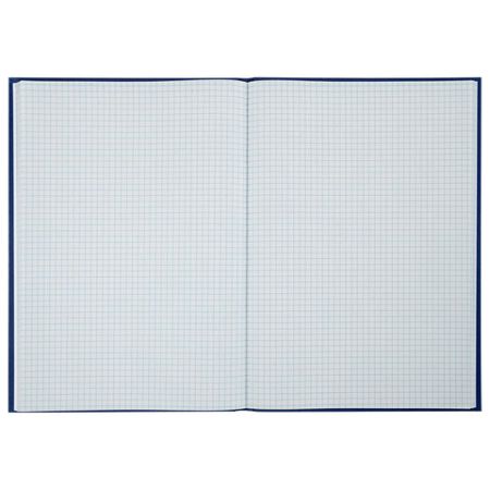 Книга учета 96л 200х290мм клетка,  бумвинил, типограф. блок STAFF 1/10