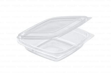 Контейнер с крышкой ПЭТ (138х138х35) СКр-14/14-250 UPAX-UNITY 400/400 