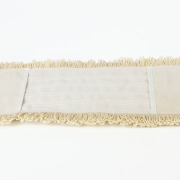 Насадка МОП для швабры-рамки 60х14см ЛАЙМА Expert, плоская, карманы, хлопок ворс 3,5см 1/50 (клиент)