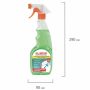 Средство для мытья стекол и зеркал 750мл триггер с нашатырным спиртом ЛАЙМА 1/12