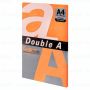 Бумага А4 100л 75г/м2 ярко-оранжевая DOUBLE 1/25 (Клиент)