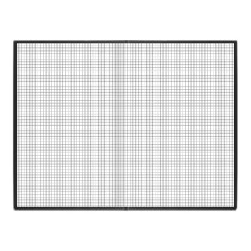 Книга учета 96л 200х290мм клетка  бумвинил черная BRAUBERG 1/10