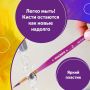 Кисти 6шт синтетическая круглая № 2,3 плоская № 4,5,6,8 блистер BRAUBERG 1/12/288 (Клиент)