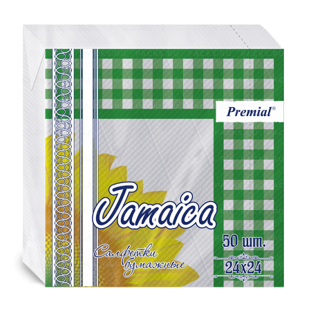 Салфетки (24х24) Jamaica Подсолнух (50) БумфаГрупп 1/32