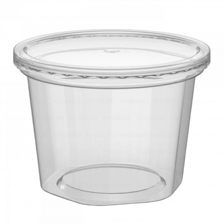 Банка 0,280л d-96 б/кр прозрачная шестигранная Перинт 1400/700 