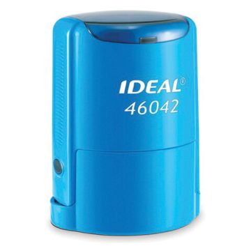 Оснастка для печатей оттиск D=42 синий TRODAT 46042 IDEAL корпус круглый синий 1/1 (Под заказ)