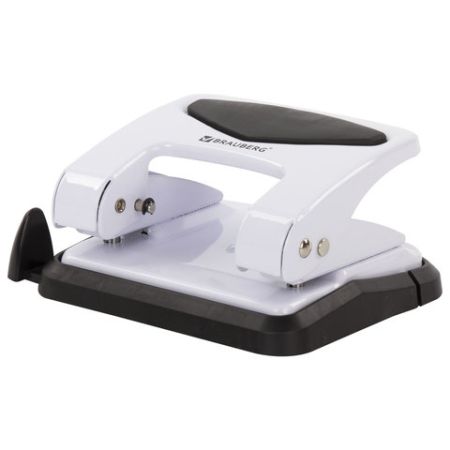Дырокол на 35листов металлический белый BRAUBERG PN-150M 1/48 (Клиент)