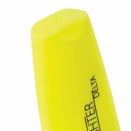 Текстмаркер желтый 1-5мм скошенный наконечник BRAUBERG DELTA 1/12