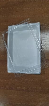 Контейнер ВПС (263х190х25) КС-27Д дно для суши белый (крышка 458681) ТДУ 200/200