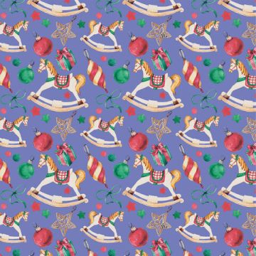 НГ Бумага упаковочная 70х100см ЗОЛОТАЯ СКАЗКА Сказочный подарок 10дизайнов 105г/м2 1/50