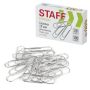 Скрепки 28мм 100шт металлические эконом STAFF 1/10