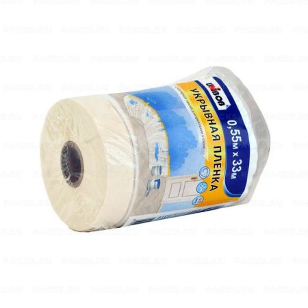 Пленка укрывная с малярной лентой (0,55х33) прозрачная UNIBOB 1/50/2100 