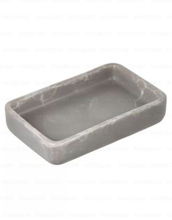 Мыльница настольная керамика Серый камень СЕ2548АА-SD 1/1