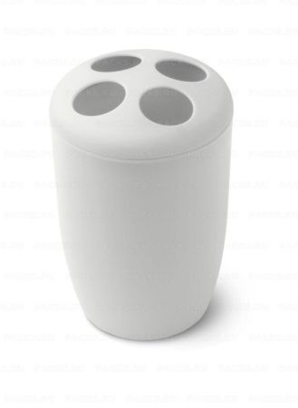 Стакан для зубных щеток Бриз светло-серый 1/90