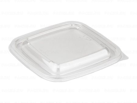 Крышка для контейнера ПП СпК-1212 (126х126х13) Кубик прозрачная ПолиЭр 50/500