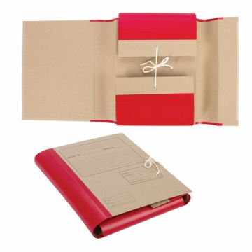 Папка архивная с завязками 80мм до 700л крафт 1/25 (Клиент)