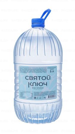 Продукты Вода Святой ключ 5л негаз 1/2