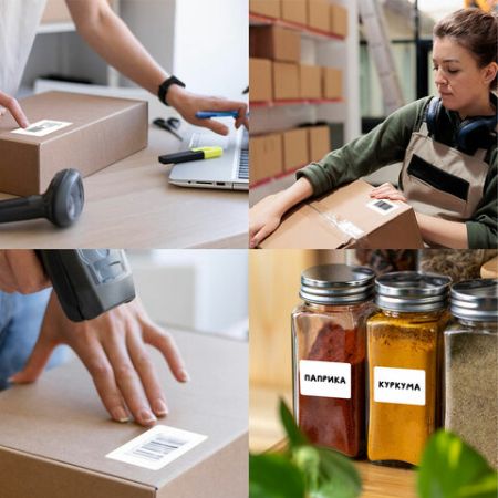 Термоэтикетка (100х72) ТермоЭко для термопринтера и весов (500шт) 1/24 (клиент)